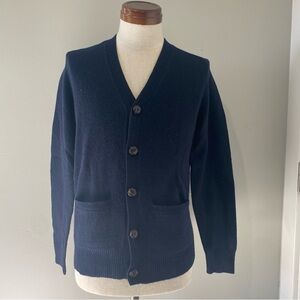 Rugby Ralph Lauren men’s navy wool cardigan, XS